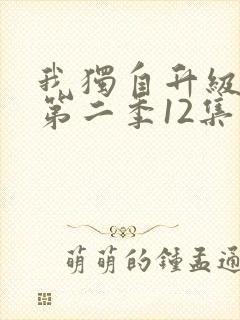 我独自升级动漫第二季12集
