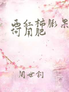 西红柿膨果期如何用肥