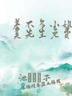 差不多小姐和完美先生免费观看