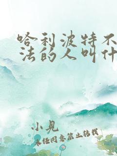 哈利波特不会魔法的人叫什么