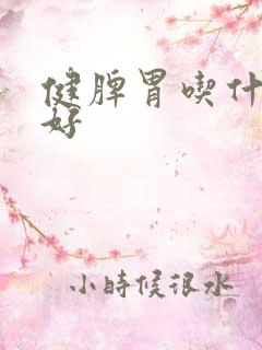 健脾胃吃什么药好