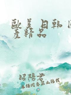 欧美 日韩 国产精品