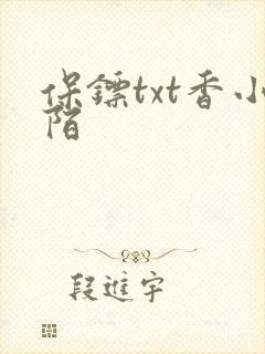 保镖txt香小陌