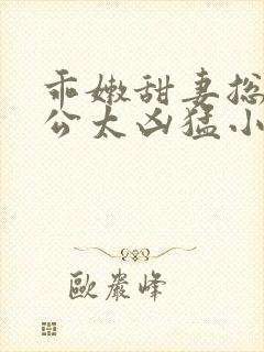 乖嫩甜妻总裁老公太凶猛小说免费阅读 乖嫩甜妻总裁老公太凶猛小说免费阅读