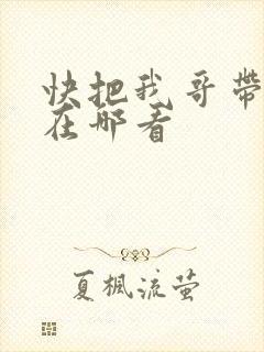 快把我哥带走能在哪看 快把我哥带走能在哪看