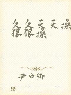 久久天天操夜夜狠狠操
