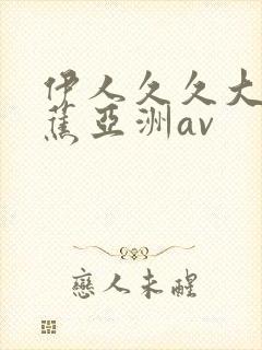 伊人久久大香线蕉亚洲av