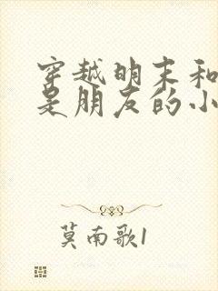 穿越明末和崇祯是朋友的小说