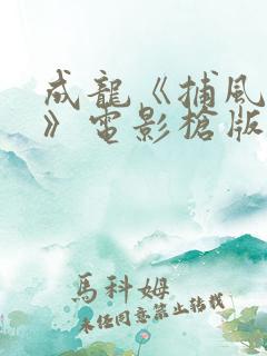 成龙《捕风追影》电影枪版
