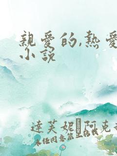 亲爱的,热爱的小说
