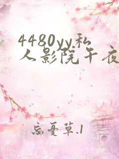 4480yy私人影院午夜