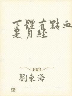 下体有点血又不是月经