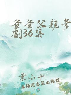爸爸父亲爹电视剧36集