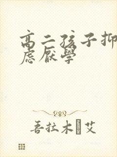 高二孩子抑郁焦虑厌学