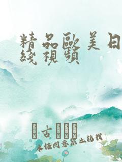 精品欧美日韩在线视频
