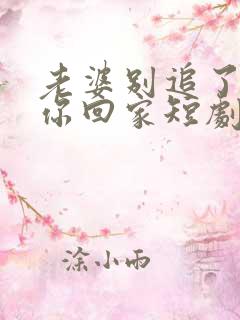 老婆别追了我跟你回家短剧在线观看全集