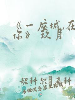《一座城,在等你》 玖月