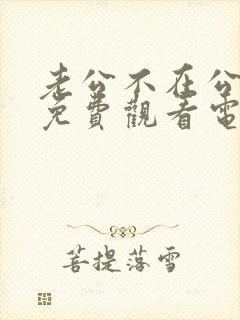 老公不在公迫我免费观看电视剧在线
