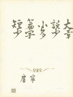 短篇小说大概多少字多少章