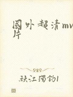 国外超清mv大片