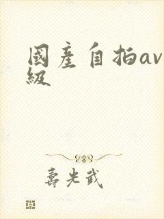 国产自拍av一级
