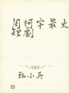 周柯宇最火十部短剧