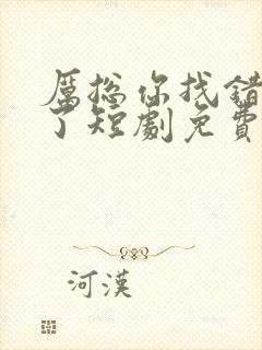 厉总你找错夫人了短剧免费全集 厉总你找错夫人了短剧免费全集