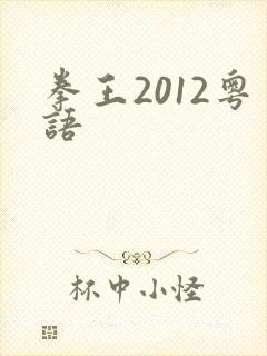 拳王2012粤语