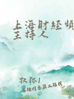 上海财经频道女主持人