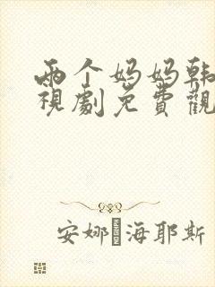 两个妈妈韩剧电视剧免费观看全集