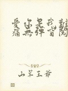 爱你是我难言的痛无弹窗阅读
