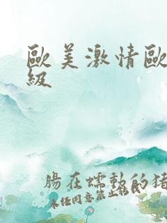 欧美激情欧美一级
