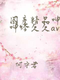 国产精品呻高潮呻吟久久av
