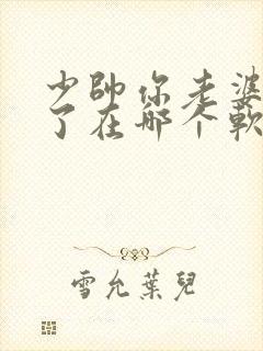 少帅你老婆又跑了在哪个软件可以看 少帅你老婆又跑了在哪个软件可以看