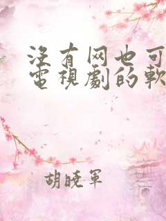 没有网也可以看电视剧的软件