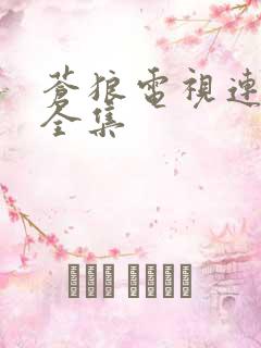 苍狼电视连续剧全集