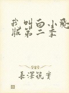 我叫白小飞真人版第二季