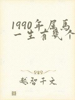 1990年属马一生有几个孩子