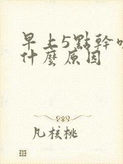 早上5点干咳是什么原因