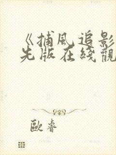 《捕风追影》抢先版在线观看