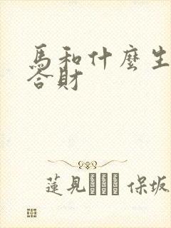 马和什么生肖最合财