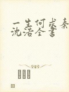 一生何求秦菲雪沈浩全书