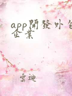 app开发外包企业