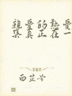 亲爱的热爱的哪集真正在一起