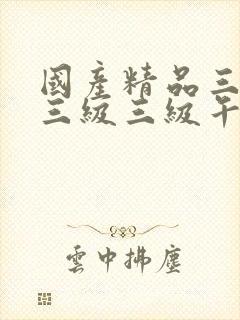 国产精品三级a三级三级午夜