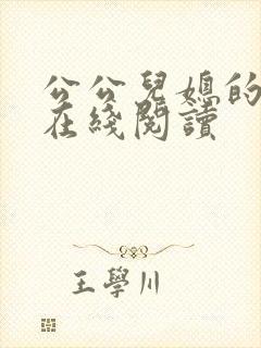 公公儿媳的小说在线阅读