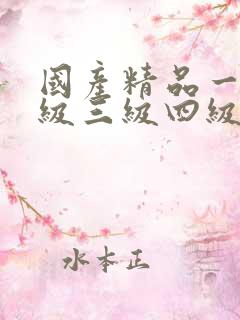 国产精品一级二级三级四级