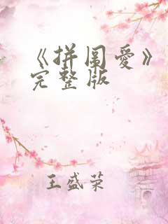《拼图爱》歌词完整版
