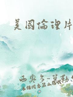 美国伦理片片名