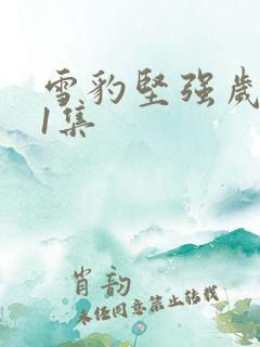 雪豹坚强岁月第1集